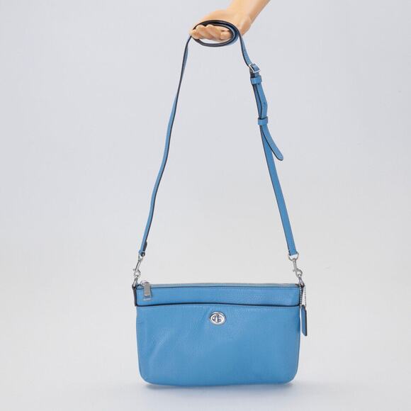 COACH Polished Pebble Polly Crossbody Pool (Pre-owned/as pictured) - Picture 1 of 3